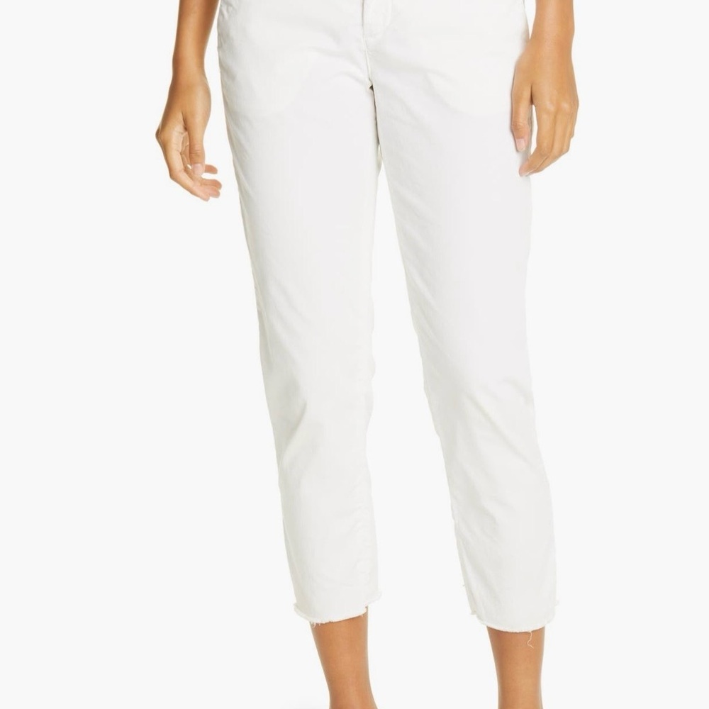 Frank & Eileen Wicklow crop chinos CHALK